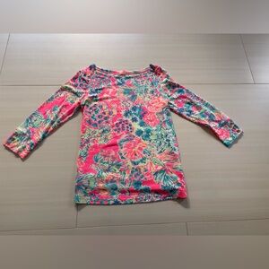 Lilly Pulitzer Long Sleeve with Gold Buttons